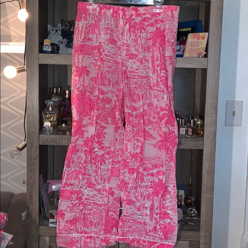 EUC Lilly Pulitzer Pajama Pants Medium
